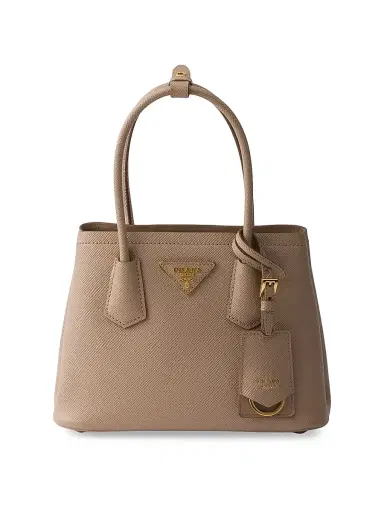 Prada Women's Double Saffiano Leather Top Handle Bag - Pink | Thumbnail 1