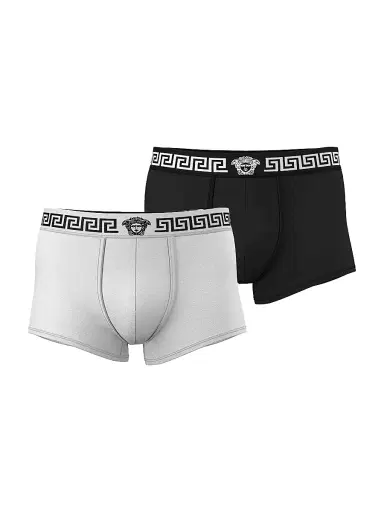 Versace Men's 2-Pack Medusa Stretch-Cotton Trunks | Thumbnail 1