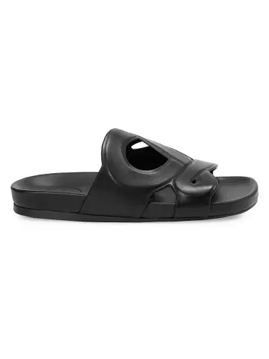Loewe Men's x Paula's Ibiza Ease Monogram Leather Slide Sandals - Black - Size 13 | Thumbnail 1 Loewe Men's x Paula's Ibiza Ease Monogram Leather Slide Sandals - Black - Size 13 | Thumbnail 1
