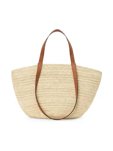 LOEWE Women's x Paula's Ibiza Eclipse Raffia Basket Bag - Natural Tan | Thumbnail 6 LOEWE Women's x Paula's Ibiza Eclipse Raffia Basket Bag - Natural Tan | Thumbnail 6