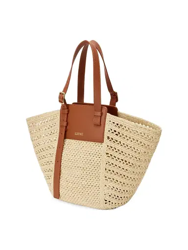 Loewe Women's x Paula's Ibiza Hammock Raffia Cabas Tote Bag - Natural Tan | Thumbnail 4 Loewe Women's x Paula's Ibiza Hammock Raffia Cabas Tote Bag - Natural Tan | Thumbnail 4