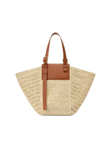 Loewe Women's x Paula's Ibiza Hammock Raffia Cabas Tote Bag - Natural Tan | Thumbnail 5 Loewe Women's x Paula's Ibiza Hammock Raffia Cabas Tote Bag - Natural Tan | Thumbnail 5