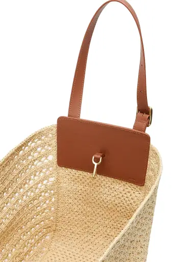 Loewe Women's x Paula's Ibiza Hammock Raffia Cabas Tote Bag - Natural Tan | Thumbnail 7 Loewe Women's x Paula's Ibiza Hammock Raffia Cabas Tote Bag - Natural Tan | Thumbnail 7
