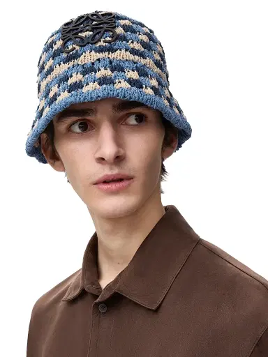 Loewe Men's x Paula's Ibiza Anagram Knit Bucket Hat | Thumbnail 2
