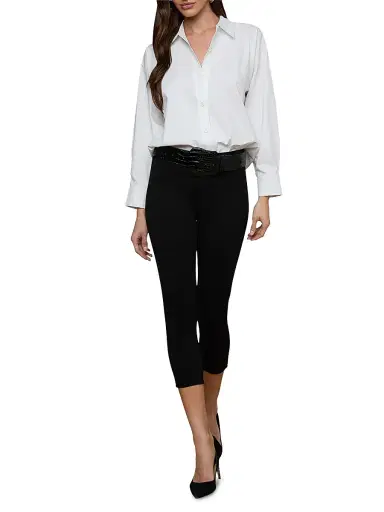 L'AGENCE Women's Rylie Relaxed Button-Front Shirt - White | Thumbnail 2 L'AGENCE Women's Rylie Relaxed Button-Front Shirt - White | Thumbnail 2