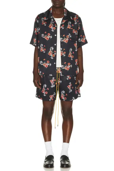 Rhude Turbo Floral Button-Up Shirt | Thumbnail 3