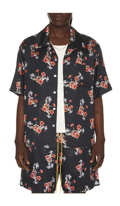 Rhude Turbo Floral Button-Up Shirt | Thumbnail 5