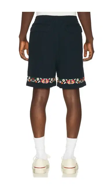 Found Embroidery Twill Floral Shorts | Thumbnail 7
