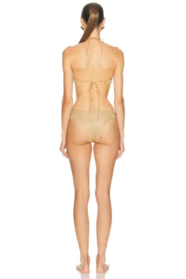 Oséree Lumière Stones Bandeau Bikini Set | Thumbnail 3 Oséree Lumière Stones Bandeau Bikini Set | Thumbnail 3