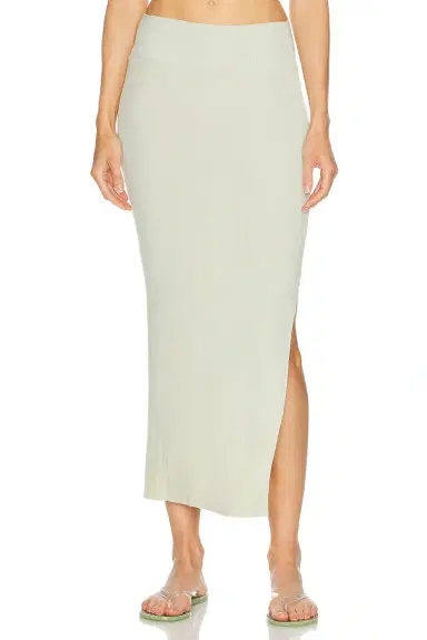 ENZA COSTA Silk Rib Essential Skirt | Thumbnail 1 ENZA COSTA Silk Rib Essential Skirt | Thumbnail 1