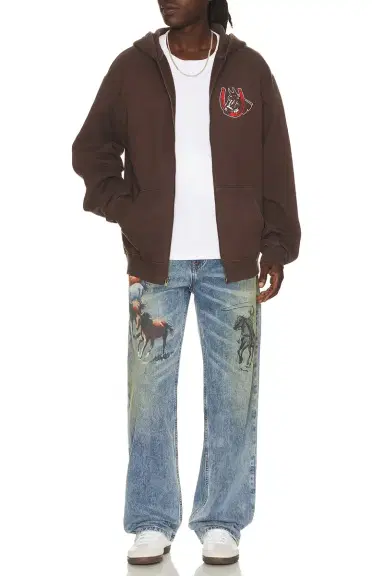 ONE OF THESE DAYS Valley Riders Zip Up Hoodie | Thumbnail 4 ONE OF THESE DAYS Valley Riders Zip Up Hoodie | Thumbnail 4