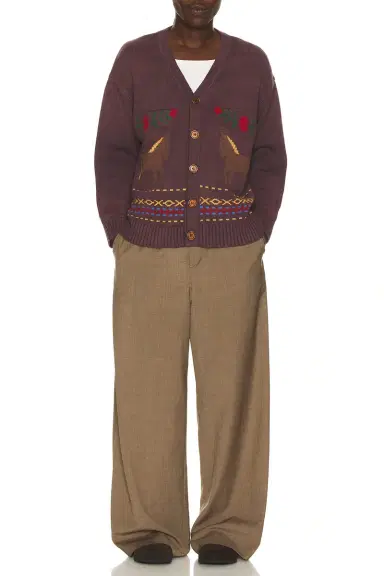 Found Horse Jacquard Cardigan | Thumbnail 3 Found Horse Jacquard Cardigan | Thumbnail 3