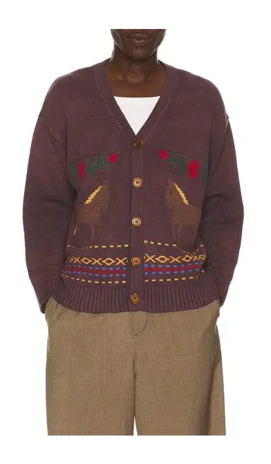 Found Horse Jacquard Cardigan | Thumbnail 5 Found Horse Jacquard Cardigan | Thumbnail 5