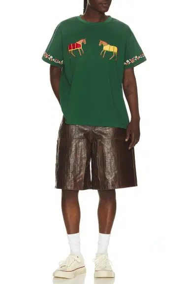 Found Embroidered Horse Equine Tee | Thumbnail 3