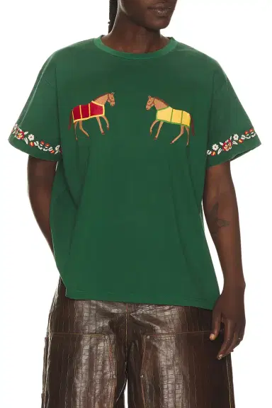Found Embroidered Horse Equine Tee | Thumbnail 1