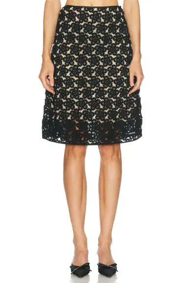 Miu Miu Macram? Anemone Skirt | Thumbnail 2
