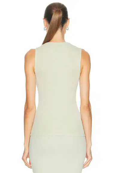ENZA COSTA Silk Rib Sleeveless Boatneck Tank Top | Thumbnail 3 ENZA COSTA Silk Rib Sleeveless Boatneck Tank Top | Thumbnail 3