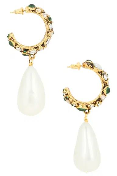 Saint Laurent YSL Hoop & Drop Fetiche Earrings | Thumbnail 3 Saint Laurent YSL Hoop & Drop Fetiche Earrings | Thumbnail 3