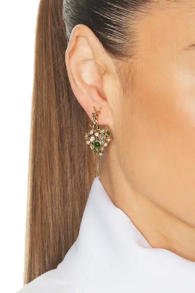Saint Laurent YSL Fetiche Earrings | Thumbnail 2 Saint Laurent YSL Fetiche Earrings | Thumbnail 2