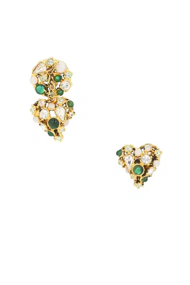 Saint Laurent YSL Asymmetric Fetiche Earrings | Thumbnail 1