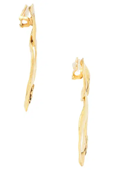 Saint Laurent Maillon Hammered Earrings | Thumbnail 3 Saint Laurent Maillon Hammered Earrings | Thumbnail 3