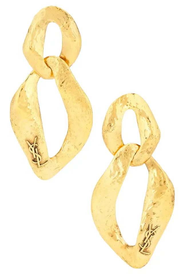 Maillon Hammered Earrings