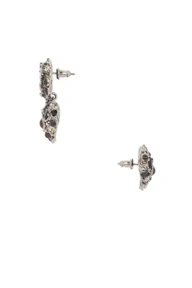 Saint Laurent YSL Asymmetric Fetiche Earrings | Thumbnail 3 Saint Laurent YSL Asymmetric Fetiche Earrings | Thumbnail 3