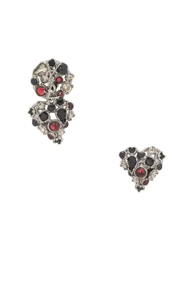 Saint Laurent YSL Asymmetric Fetiche Earrings | Thumbnail 1 Saint Laurent YSL Asymmetric Fetiche Earrings | Thumbnail 1