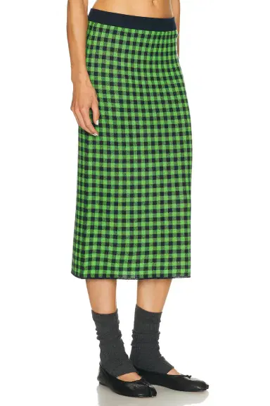 Guest In Residence Gingham Long Skirt | Thumbnail 2