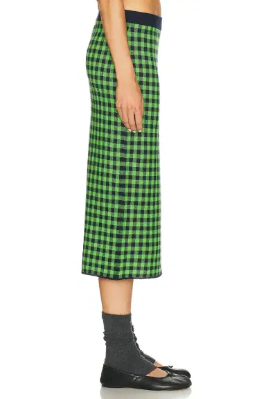 Guest In Residence Gingham Long Skirt | Thumbnail 3