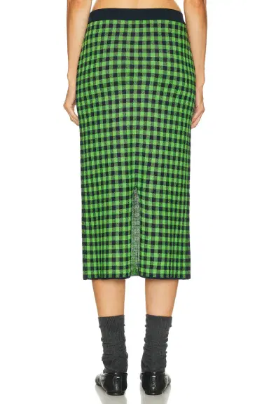 Guest In Residence Gingham Long Skirt | Thumbnail 4