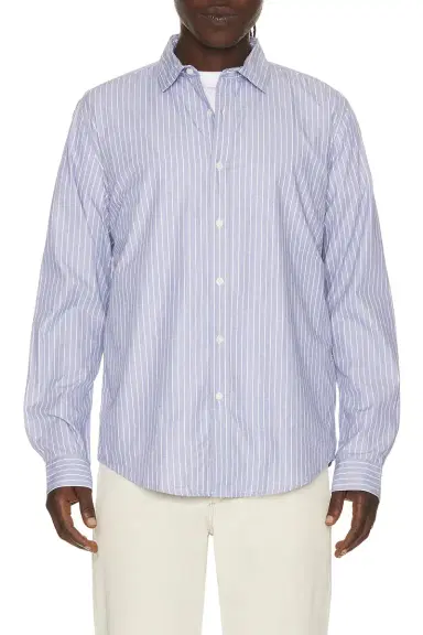 Onia Poplin Long Sleeve Button Down Shirt | Thumbnail 1