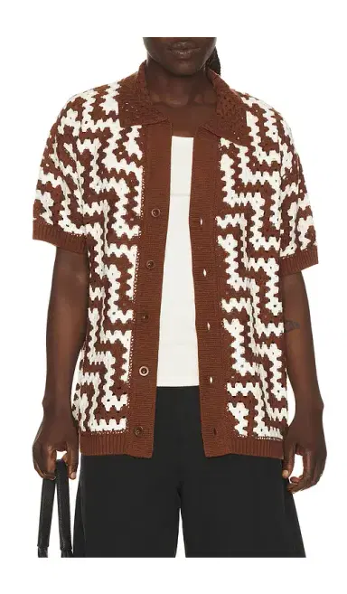 Frescobol Carioca Pinto Cotton Crochet Cardigan | Thumbnail 5