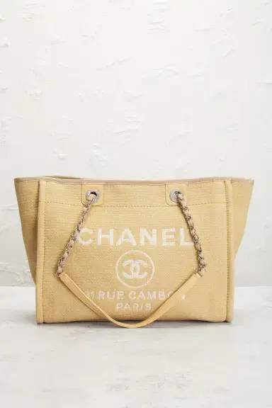 Chanel Chanel Deauville MM Tote Bag | Thumbnail 2 Chanel Chanel Deauville MM Tote Bag | Thumbnail 2
