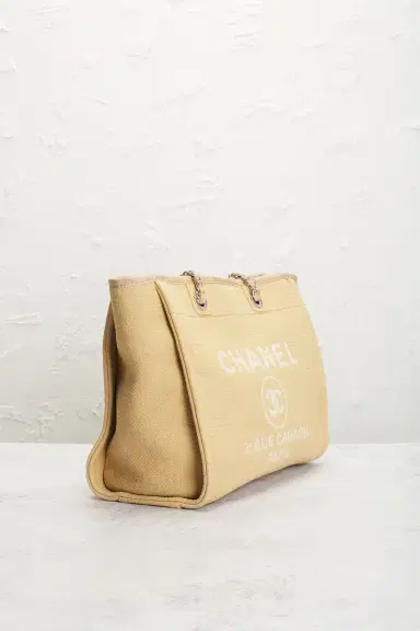Chanel Chanel Deauville MM Tote Bag | Thumbnail 4 Chanel Chanel Deauville MM Tote Bag | Thumbnail 4