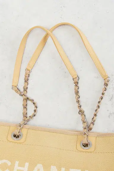 Chanel Chanel Deauville MM Tote Bag | Thumbnail 8 Chanel Chanel Deauville MM Tote Bag | Thumbnail 8