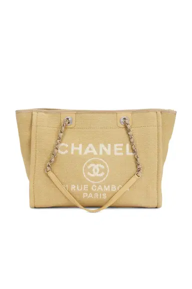Chanel Chanel Deauville MM Tote Bag | Thumbnail 1 Chanel Chanel Deauville MM Tote Bag | Thumbnail 1