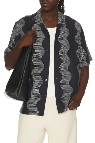 Frescobol Carioca Roberto Linen Shirt | Thumbnail 1
