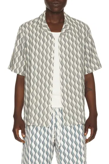 Frescobol Carioca Roberto Linen Shirt | Thumbnail 1