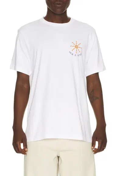 Frescobol Carioca Dinis Cotton Sol E Mar Print T-Shirt | Thumbnail 1