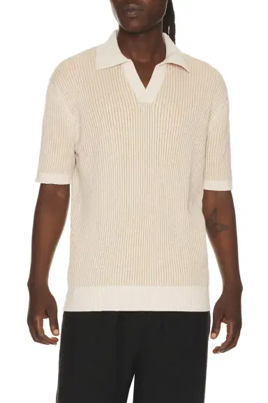 Frescobol Carioca Rino Cotton Blend Polo | Thumbnail 1
