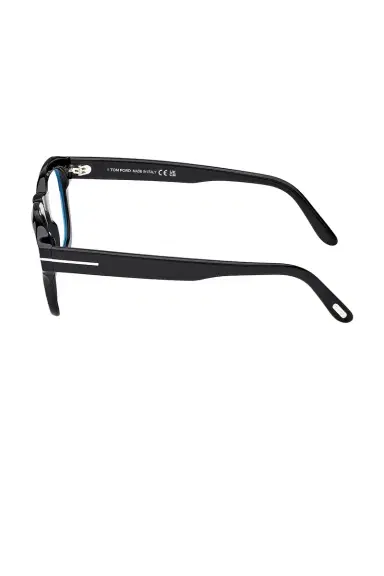 TOM FORD Blue Block Optical Square Acetate Glasses | Thumbnail 3