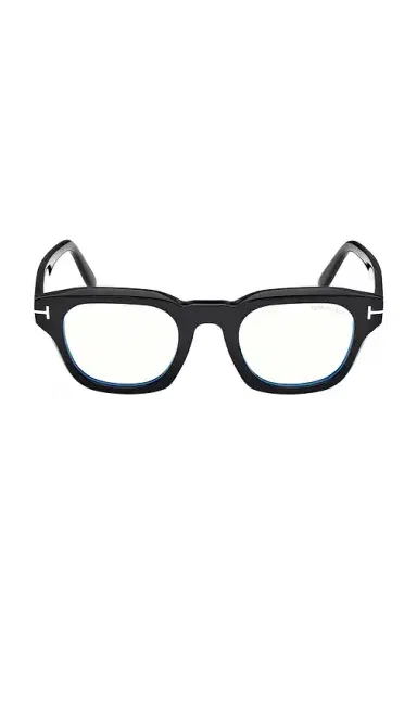 TOM FORD Blue Block Optical Square Acetate Glasses | Thumbnail 4