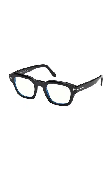 TOM FORD Blue Block Optical Square Acetate Glasses | Thumbnail 5