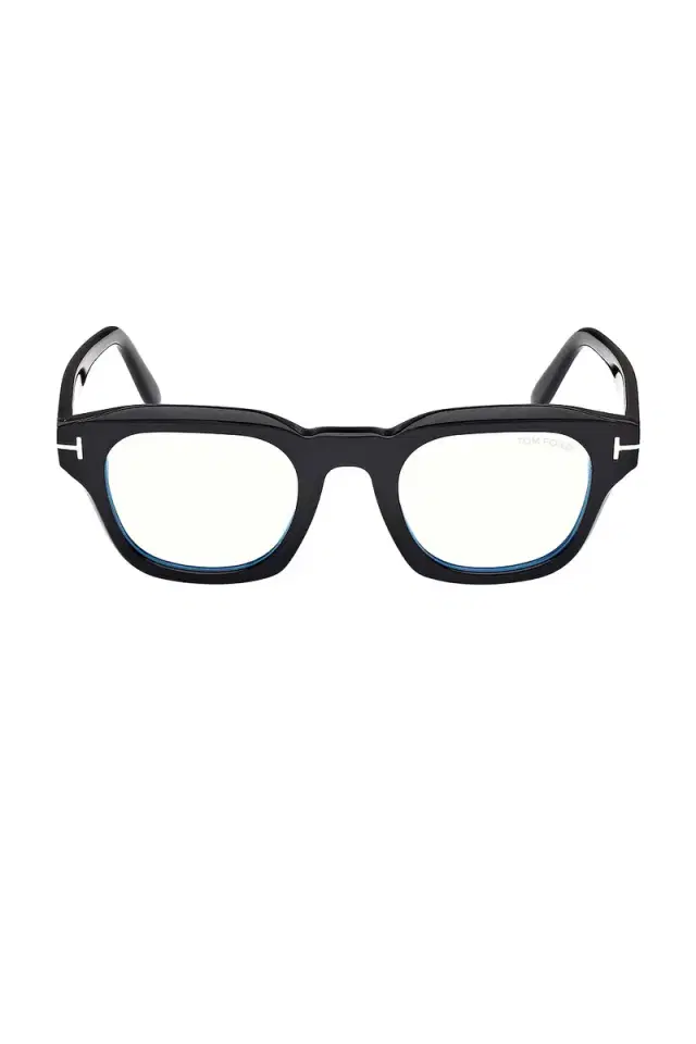Blue Block Optical Square Acetate Glasses