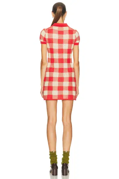 Guest In Residence Gingham Polo Dress | Thumbnail 3 Guest In Residence Gingham Polo Dress | Thumbnail 3