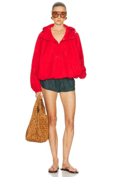 RÓHE Volume Silk Blend Anorak Jacket | Thumbnail 4 RÓHE Volume Silk Blend Anorak Jacket | Thumbnail 4