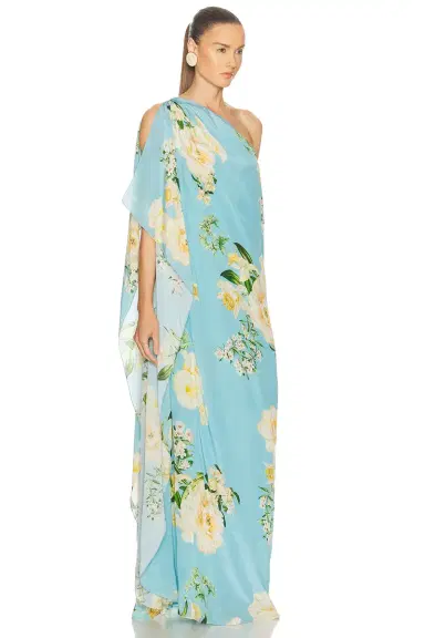 Hemant & Nandita Ajia One Shoulder Kaftan Dress | Thumbnail 2