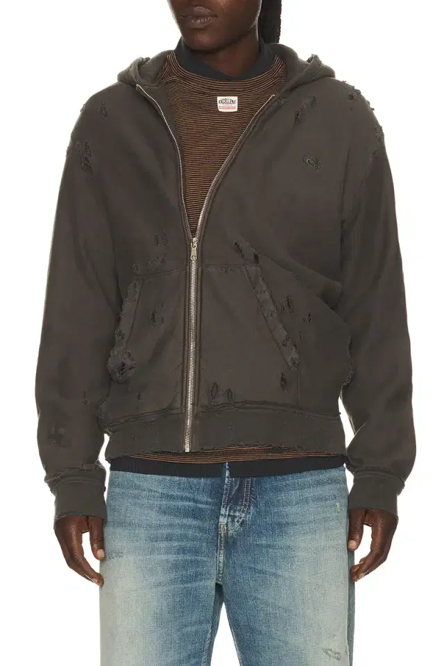COMMISSION Twisted Distressed Hoodie