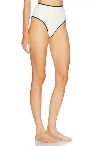 Kiki de Montparnasse Contraste High Waisted Bikini Bottom | Thumbnail 3 Kiki de Montparnasse Contraste High Waisted Bikini Bottom | Thumbnail 3